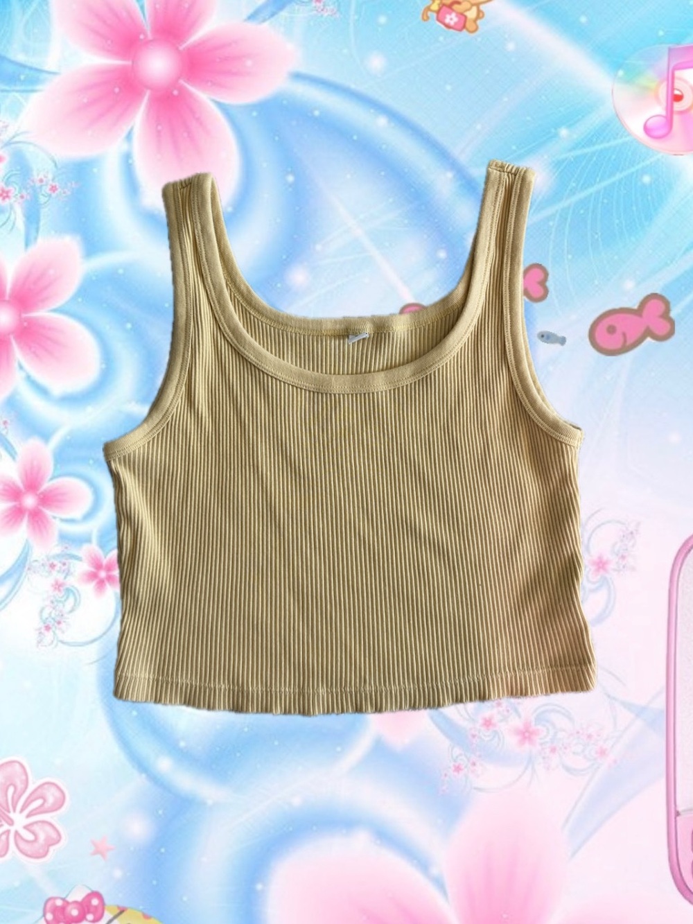 Uniqlo yellow cami